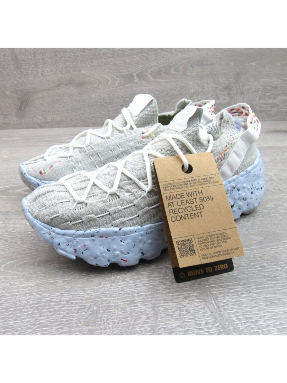 Nike Space Hippie 04 Women's Shoes Size 7.5 Summit White Multi NEW - Picture 4 of 16